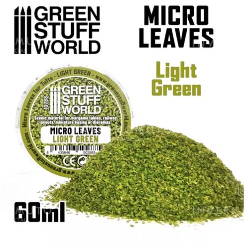 Green Stuff World micro leaves - light green mix (15gr) Slike