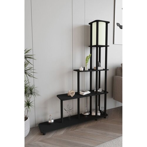 Opviq crna podna lampa escaleras Slike