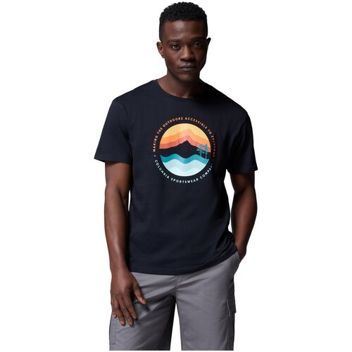 Columbia Path Lake II Graphic Tee Crna Slike