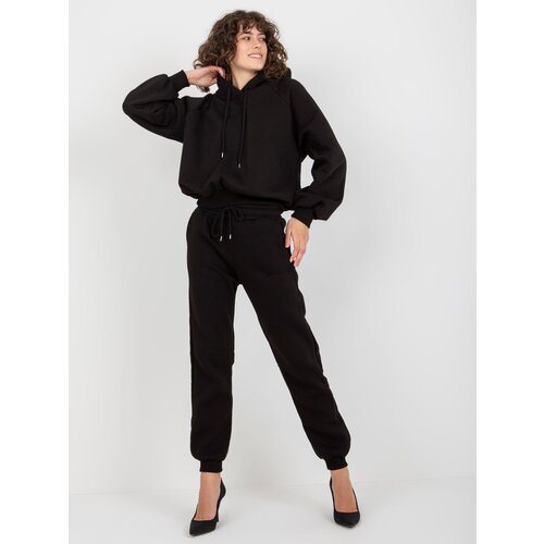 Fashion Hunters Women&amp;#039;s Basic Tracksuit - Black Slike