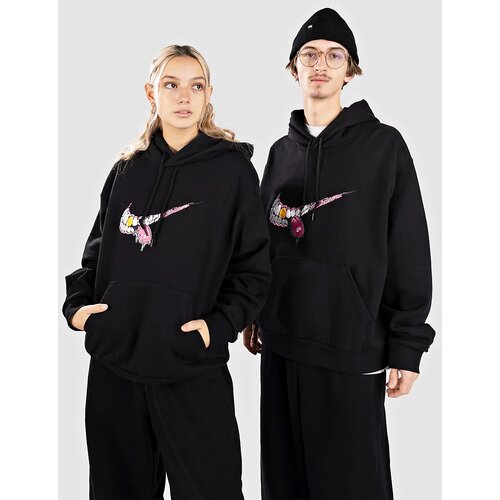 Nike SB Bb Swoosh Grill Pulover s kapuco black / white Slike