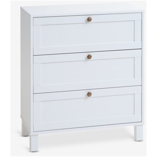  Zidni element modul komoda 3 fioke bela Cene