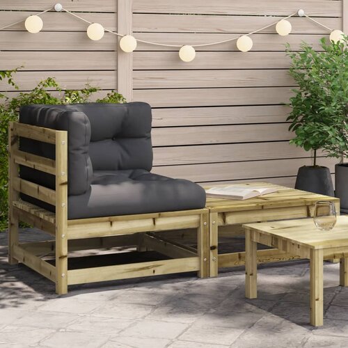  Kutna vrtna sofa s jastucima i tabureom Cijene
