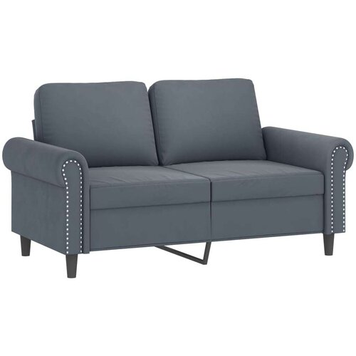 VidaXL 3-dijelni set sofa s jastucima tamnosivi bar&amp;scaron;unasti Slike