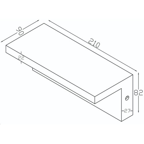 Top Light - LED spolja&amp;scaron;nje zidno svetlo LED/10W/230V 4000K IP54 Slike