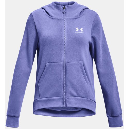 Under Armour Sweatshirt Rival Fleece LU FZ Hoodie-BLU - Girls Cene