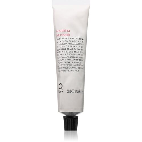 Oway soothing Hair Bath pomirjujoči &amp;scaron;ampon za občutljivo lasi&amp;scaron;če 50 ml Slike