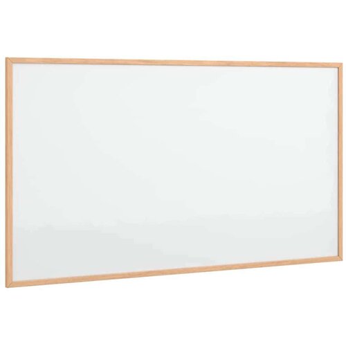 VidaXL Magnetska bijela ploča s okvirom od punog borovine 100x55 cm Slike