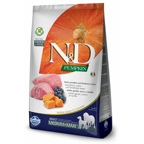 N&d prime lamb & blueberry medium/maxi 2/5kg Cene