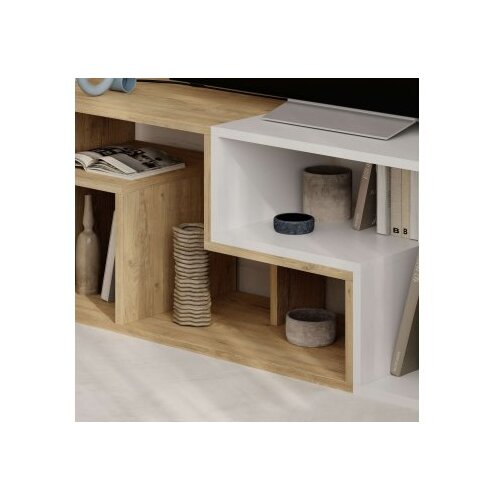 Hanah home TV komoda Gliss, 145x44.8x35 cm, Hrast Slike