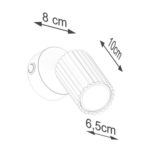  Brilagi - LED zidno spot svetlo CRESTO 1xGU10/10W/230V tirkizna Slike