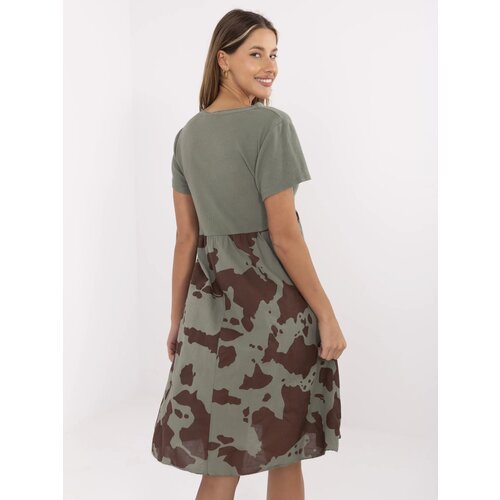 Italy Moda Dress-DHJ-SK-253701.80-khaki Cene