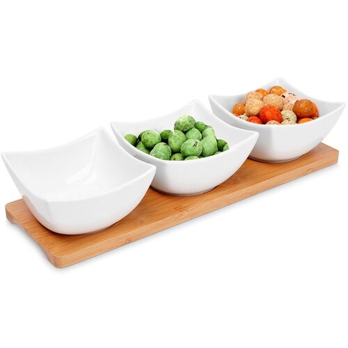 Excellent Houseware Bele porcelanaste sklede za prigrizke 30 cm 4 kosi., (5000060520) Cene