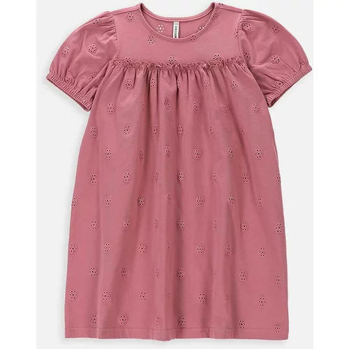 Coccodrillo Otroška obleka roza barva