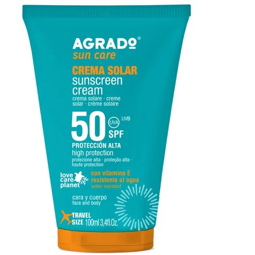 AGRADO Vodootporna krema za sunčanje SPF50, 100 ml Cene