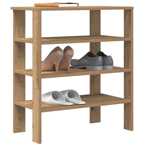 vidaXL Stalak za cipele boja hrasta 61x32x70 cm konstruirano drvo Cijene