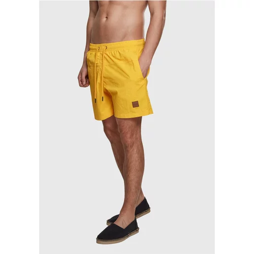 UC Men Block Swim Shorts Chrome Yellow