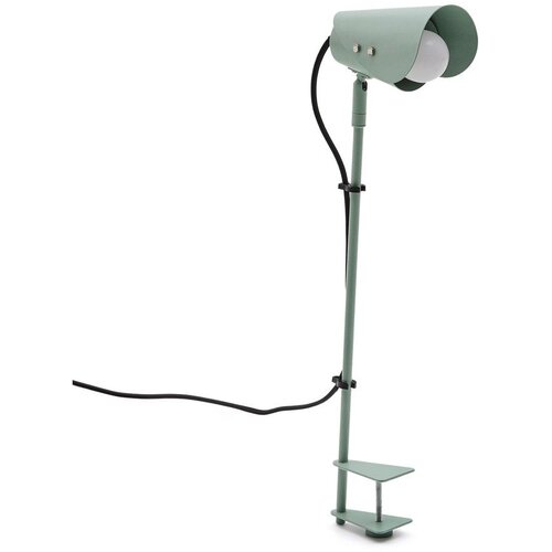 Kave Home Zelena kovinska namizna svetilka s sponko (vi&scaron;ina 51 cm) Jula &ndash; Cene