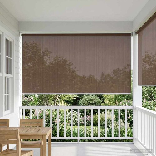  Vanjska roleta 90% blokada UV zraka Sivosmeđa 180 x 140 cm HDPE Cijene
