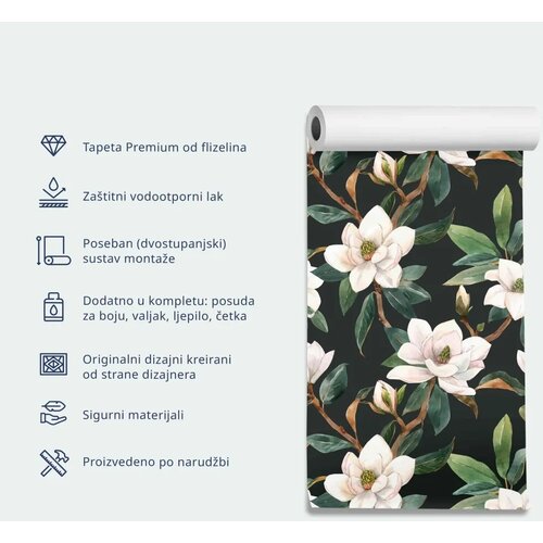  Tapeta - Watercolor - Airplane show on a bright sky with delicate clouds. 50x1000 Vodootporna Slike