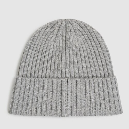 Karl Lagerfeld Kape KLJ TURNED UP BEANIE Siva Slike