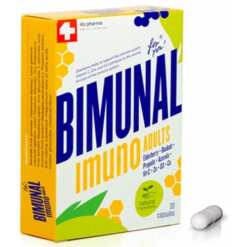 4U Pharma Bimunal Imuno Adults 30 kapsula Slike