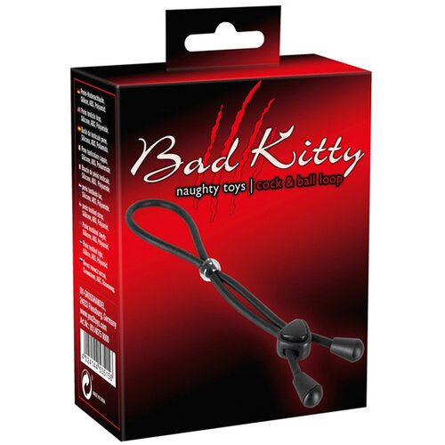 Bad Kitty Cock &amp;amp; Ball Loop 514675 Black Slike