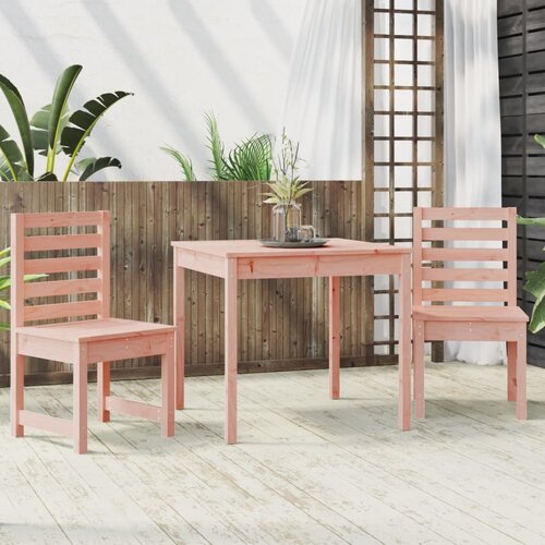  3-dijelni vrtni bistro set od masivnog drva duglazije Slike