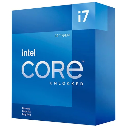 CPU Intel Core i7-12700KF 3.6GHz 25MB L3 LGA1700 BOX,Alder Lake bez hladnjaka,bez grafike