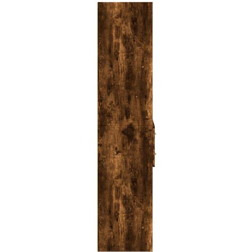 vidaXL Visoka omara dimljen 70x42,5x185 cm hrast inženirski les Cene