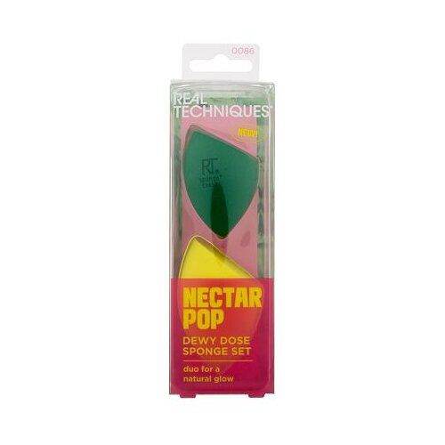 Real Techniques Nectar Pop Dewy Dose Sponge Set aplikator 2 kom Slike