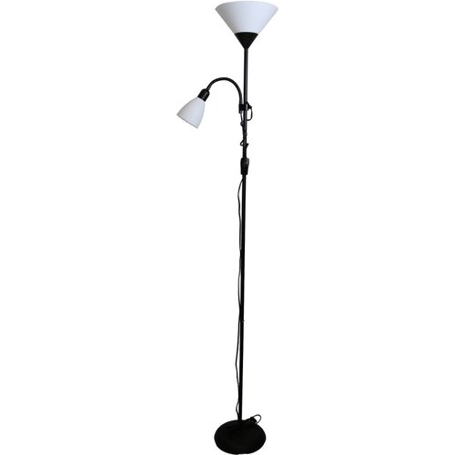 Ferotehna stajaća svjetiljka Home (60 W, Visina: 178 cm, Crne boje, Bijele boje, E14) Cijene