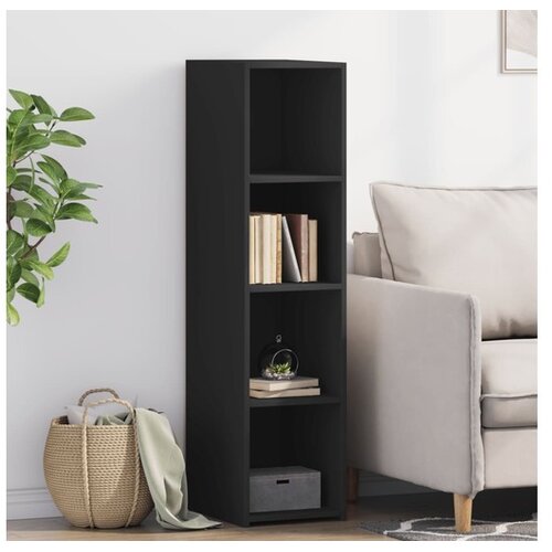vidaXL Visoka komoda crna 30x41x124 cm od konstruiranog drva Cene