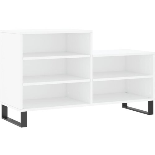 Maison Chic Omarica za obutev - Kopa za čevlje bela 102x36x60 cm inženirski les, (21776142) Slike