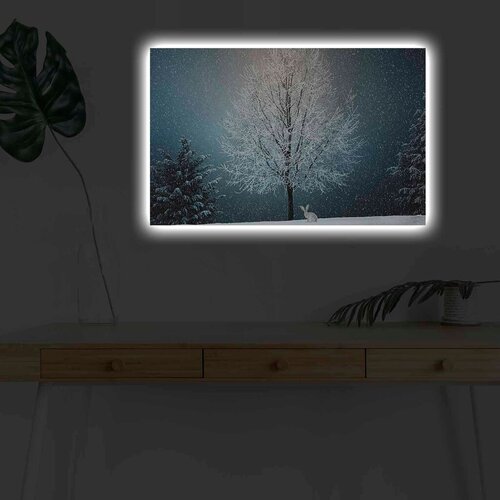 Wallity Zidna slika sa LED osvjetljenjem 4570KARDACT - 009, 45x70 cm Cene