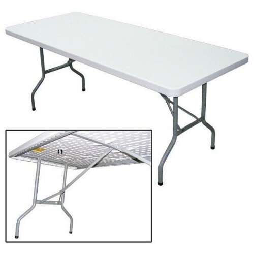  Proizvod sa nedostatkom - OUTLET - Sklopivi sto sa metalnom konstrukcijom 180x76x74 Slike