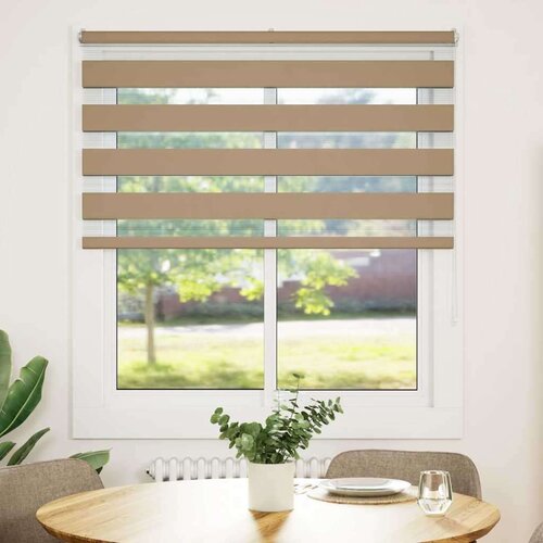 VidaXL Zavjesa zebra 125x150 cm &amp;scaron;irina tkanine 120,9 cm poliester Slike