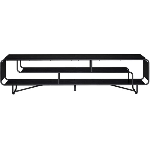  TV stalak 180 x 36 x 45 cm Crni hrast Konstruirano drvo - Crni hrast 180 x 36 x 45 cm Slike