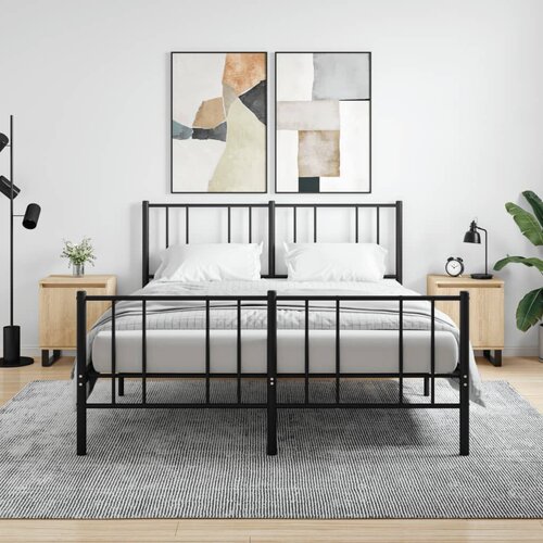 vidaXL Noćni ormarići 2 kom boja hrasta 40x30x50 cm konstruirano drvo Cijene