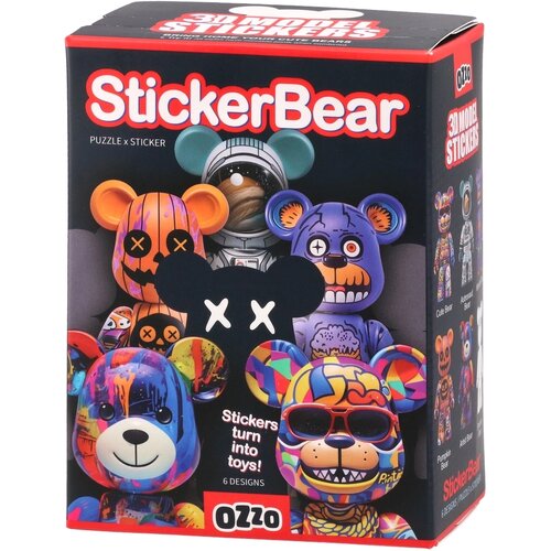 Ozzo Sticker Bear, igračka, 3D stikeri, miks Cene