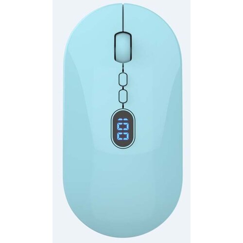 INF Brezžična miška USB Bluetooth z digitalnim zaslonom - 2.4G + Bluetooth Blue, (5000091387) Cene