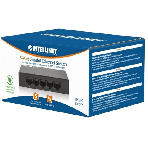 Intellinet Stikalo Giga 05x RJ45 kovinsko ohišje 530378 Cene