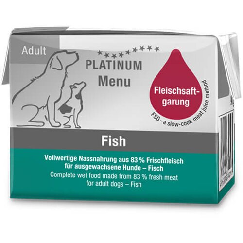 Platinum menu adult fish - vlažna hrana za pse sa ribom (90g, 185g, 375g) 90g Cene