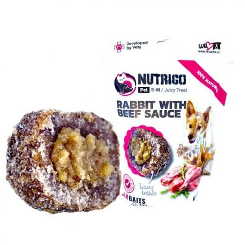 LK Baits Pet Nutrigo Dog Treat Rabbit & Beef – L-XL – 200g Cene