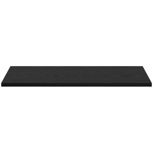 Police za knjige 4 pcs Crna 60 x 30 x 1,5 cm Konstruirano drvo Slike