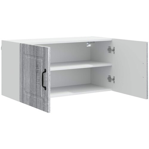  Ormar za Zid Siva Sonoma 80 x 31 x 40 cm Konstruirano drvo Slike