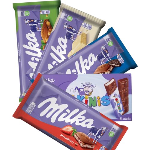 Milka čokolada 5 x 100 gr Slike