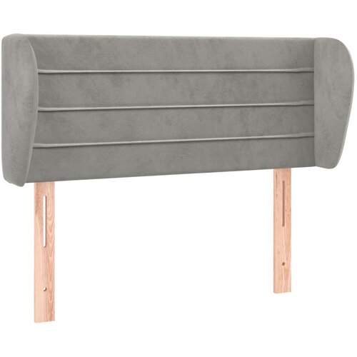 Maison Chic vzglavna omarica - nočna omarica - posteljna omarica z u&scaron;esi svetlo sivo 83x23x78/88 cm žamet, (21710243) Cene