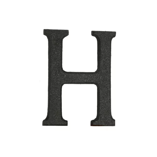  Črka H (aluminij, višina: 80 mm)