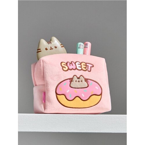 Sinsay Pli&amp;scaron;asta kozmetička torbica s ukrasnim vezom Pusheen the Cat Slike